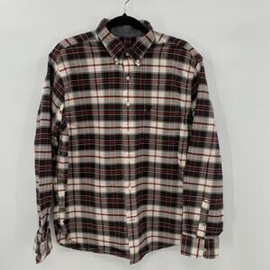 American Eagle Outfitters Mens XL Button Up Shirt Plaid Classic Fit Long Sleeve